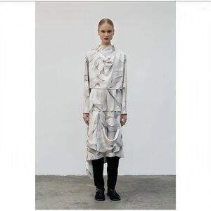 NWT LOW CLASSIC Casual Long Skirt Women's Asymmetric Irregular Size M